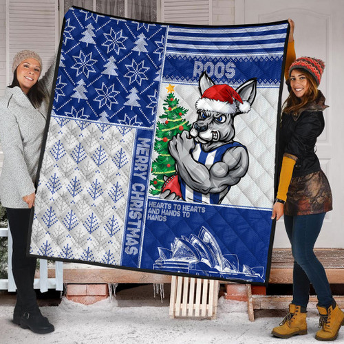 North Melbourne Quilt Christmas Magic Knit Style Winter Glow